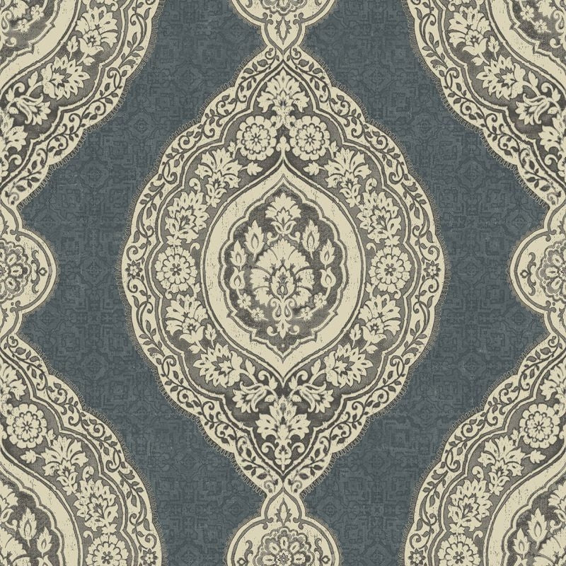 Search RN70218 Jaipur 2 Oval Medallion Stripe by Wallquest Wallpaper