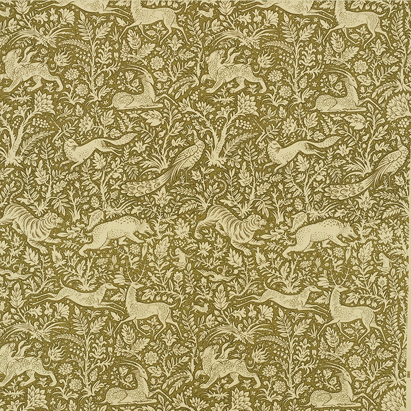 Purchase sample of 2603272 Khan'S Park, Khaki Olive by Schumacher Fabric