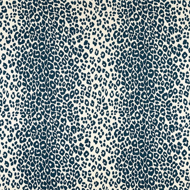 Purchase sample of 175720 Iconic Leopard, Ink by Schumacher Fabric