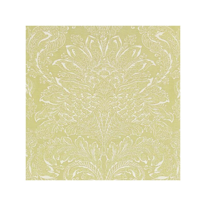 Sample 27081-004 Carlotta Damask, Peridot - Scalamandre Fabric (SC 000427081)