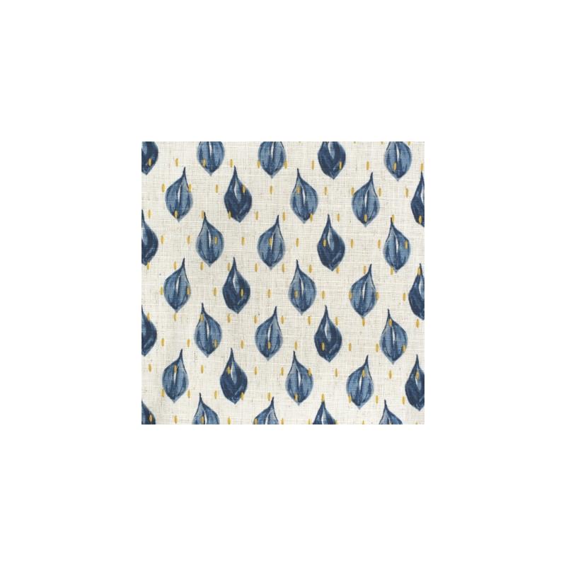 Order S3655 Indigo Blue Geometric Greenhouse Fabric