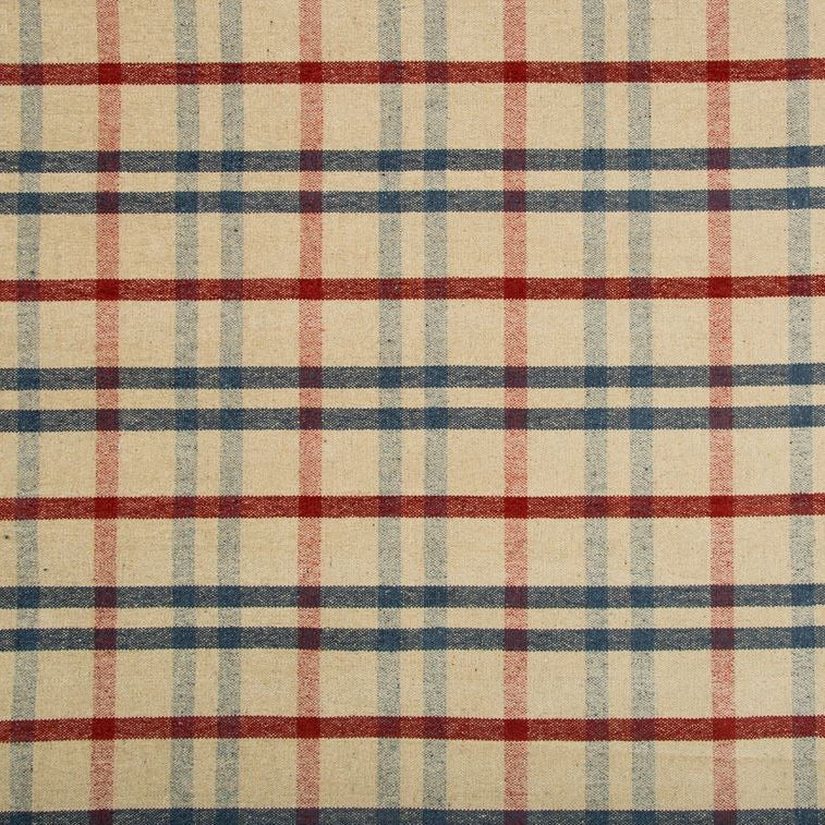 Buy 2017125.519 Fannin Plaid Ruby/Navy upholstery lee jofa fabric Fabric