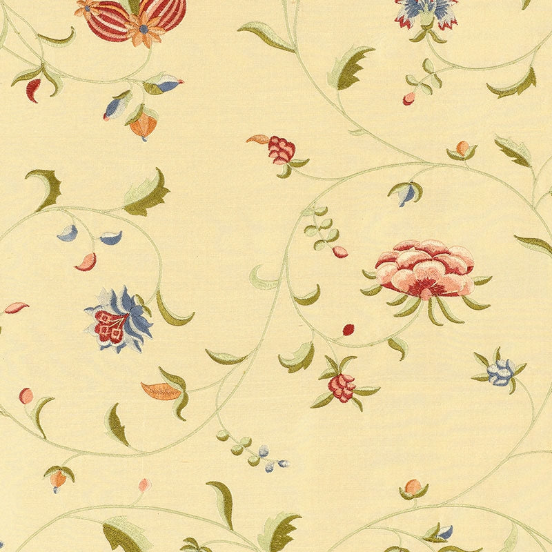 Select 22710 Colette Embroidery Rose by Schumacher Fabric