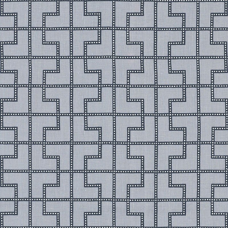 Purchase sample of 174040 Bleecker, Twilight by Schumacher Fabric