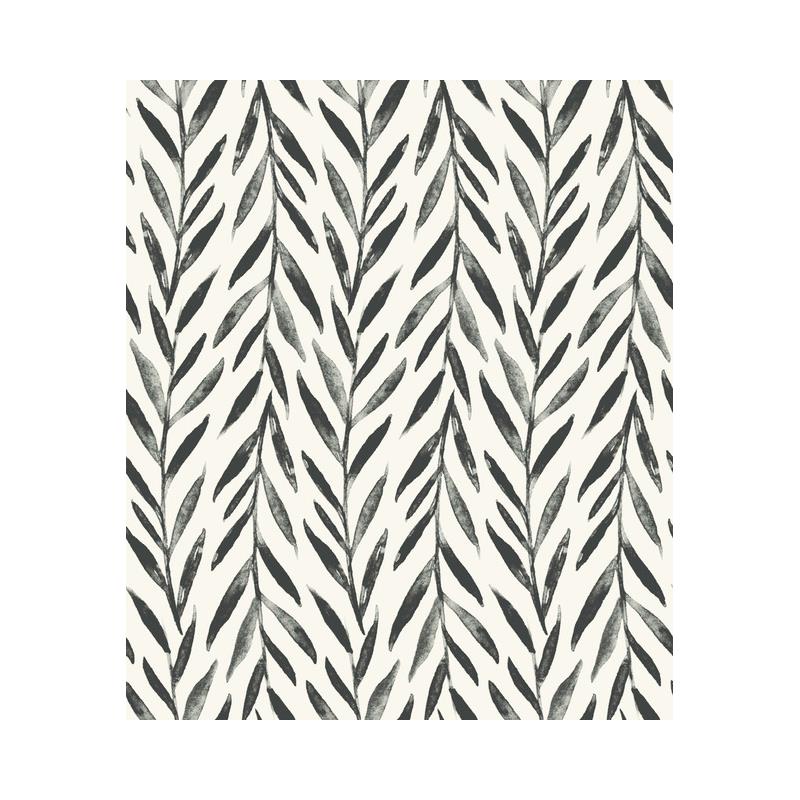 Sample PSW1017RL Magnolia Home Vol. II, Botanical Black Peel and Stick Wallpaper