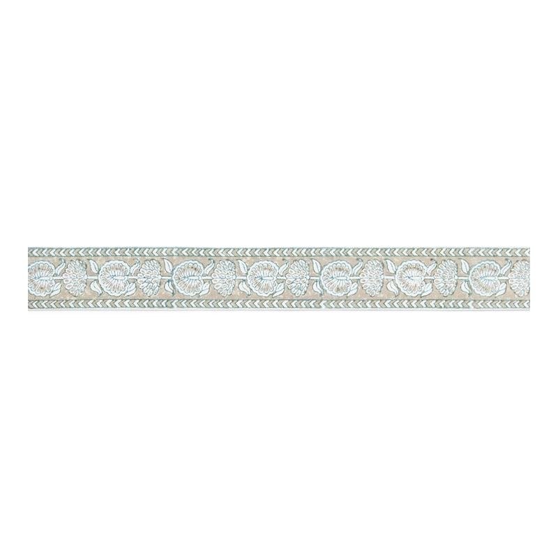 Sample SC 0001T3328 Tulsi Block Print Tape by Scalamandre Fabric
