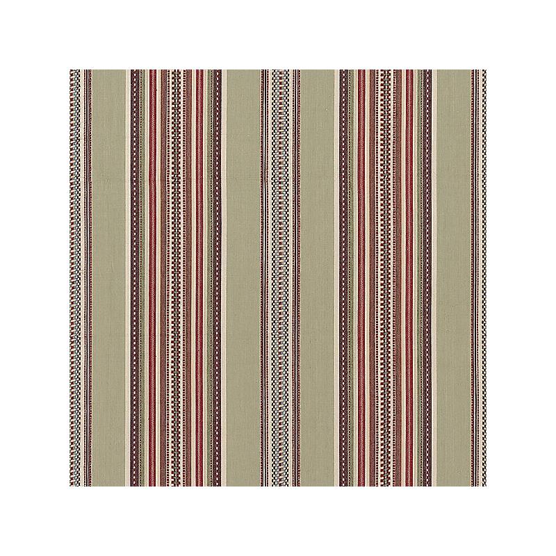 Sample 27180-004 Cyrus Cotton Stripe, Sandalwood - Scalamandre Fabric (SC 000427180)