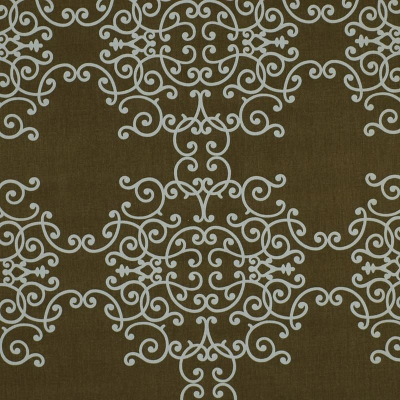 Sample 193485 Soft Scrolls | Espresso By Robert Allen Home Fabric