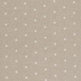 View F0600-2 Mitton Natural by Clarke and Clarke Fabric