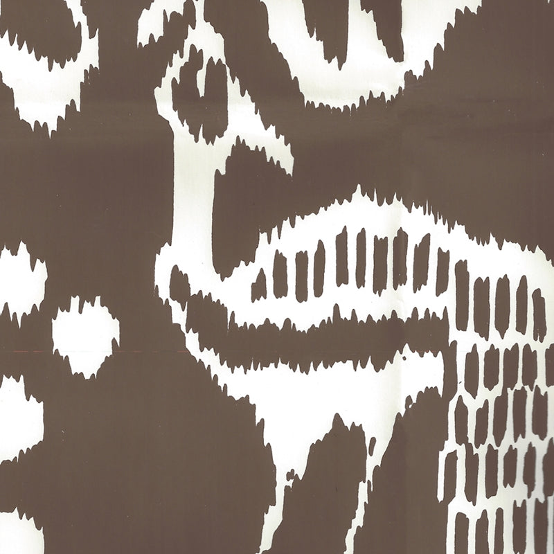 Search 2430-37WP Bali Ii Brown on Almost White by Quadrille Wallpaper