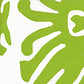Sample 2470-06WP Sigourney, Jungle Green on White by Quadrille Wallpaper