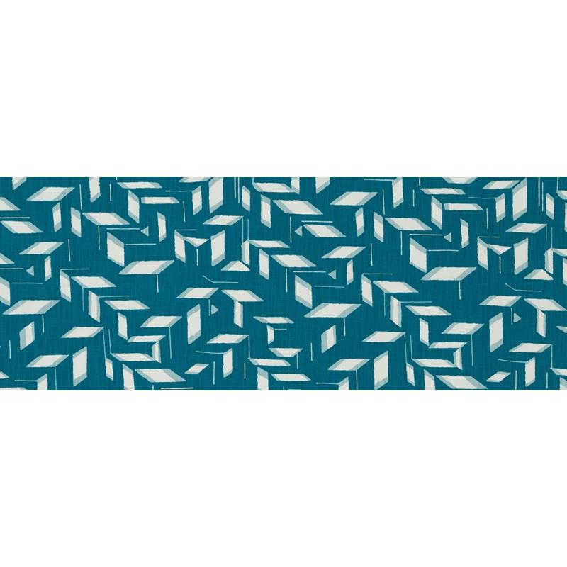 519059 | Block Shapes | Peacock - Robert Allen Home Fabric
