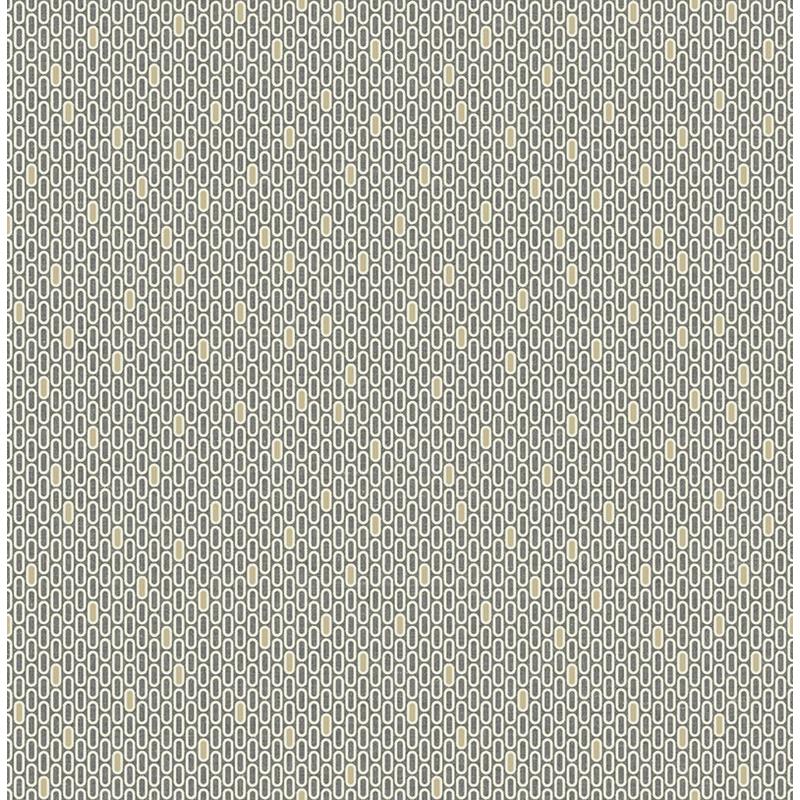 View RL60600 Retro Living Gray Oval by Seabrook Wallpaper