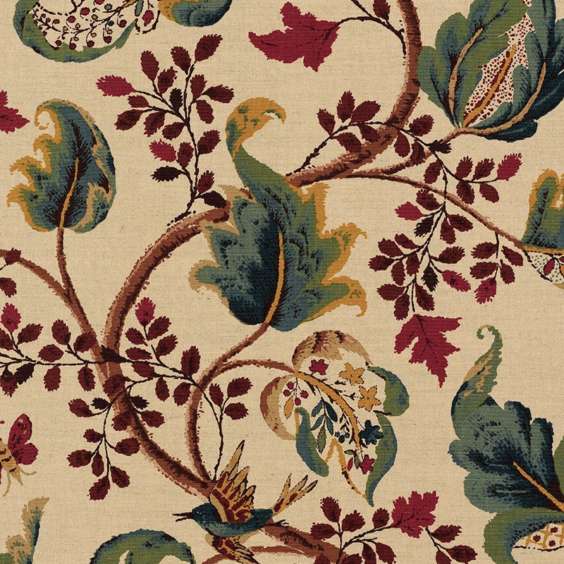 Search 2639642 Fox Hollow Document Natural by Schumacher Fabric