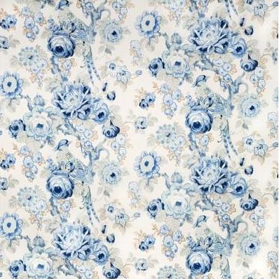 Acquire 2020181.515.0 Avondale Print Blue Botanical by Lee Jofa Fabric