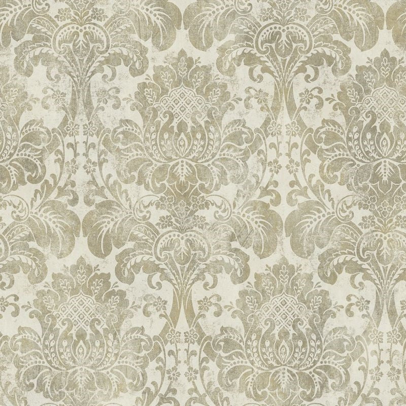 View MV81707 Vintage Home 2 Damask by Wallquest Wallpaper