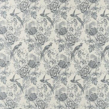 Acquire F1429/04 Avium Denim Botanical by Clarke And Clarke Fabric