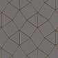 View 2904-42490 Fresh Start Kitchen & Bath Albion Taupe Geometric Wallpaper Taupe Brewster