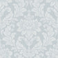 Shop 4025-82521 Radiance Galois Light Blue Damask Wallpaper Light Blue by Advantage
