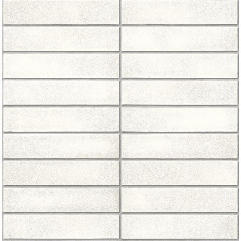 Sample 2922-24026 Trilogy, Midcentury White Modern Bricks by A-Street Prints Wallpaper