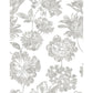 Sample 2901-25416 Perennial,  Folia Taupe Floral Wallpaper by A Street Prints