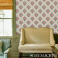 Select 5012882 Constantine Red and Blue Schumacher Wallcovering Wallpaper