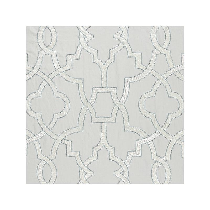 Sample 27073-003 Damascus Embroidery, Pearl Grey - Scalamandre Fabric (SC 000327073)