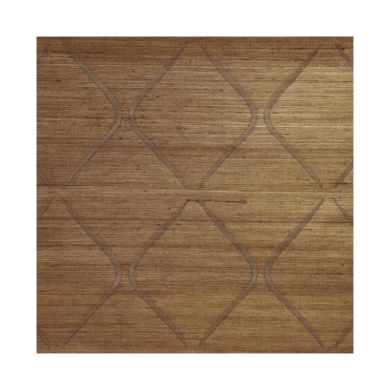 Sample DL2904 Natural Splendor, Marquise  color Gold, Grasscloth by Candice Olson Wallpaper