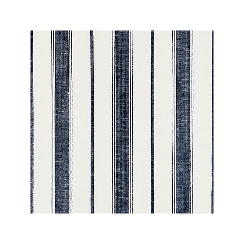 Sample 27110-004 Sconset Stripe, Indigo - Scalamandre Fabric (SC 000427110)