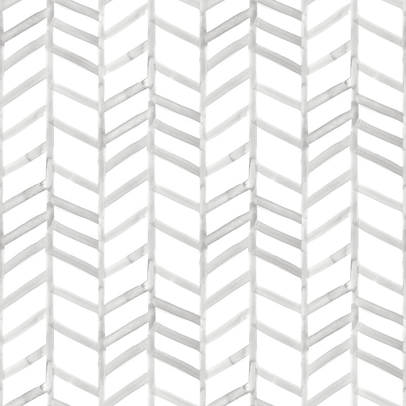 Acquire 3124-13922 Thoreau Fletching Grey Geometric Wallpaper Grey by Chesapeake Wallpaper