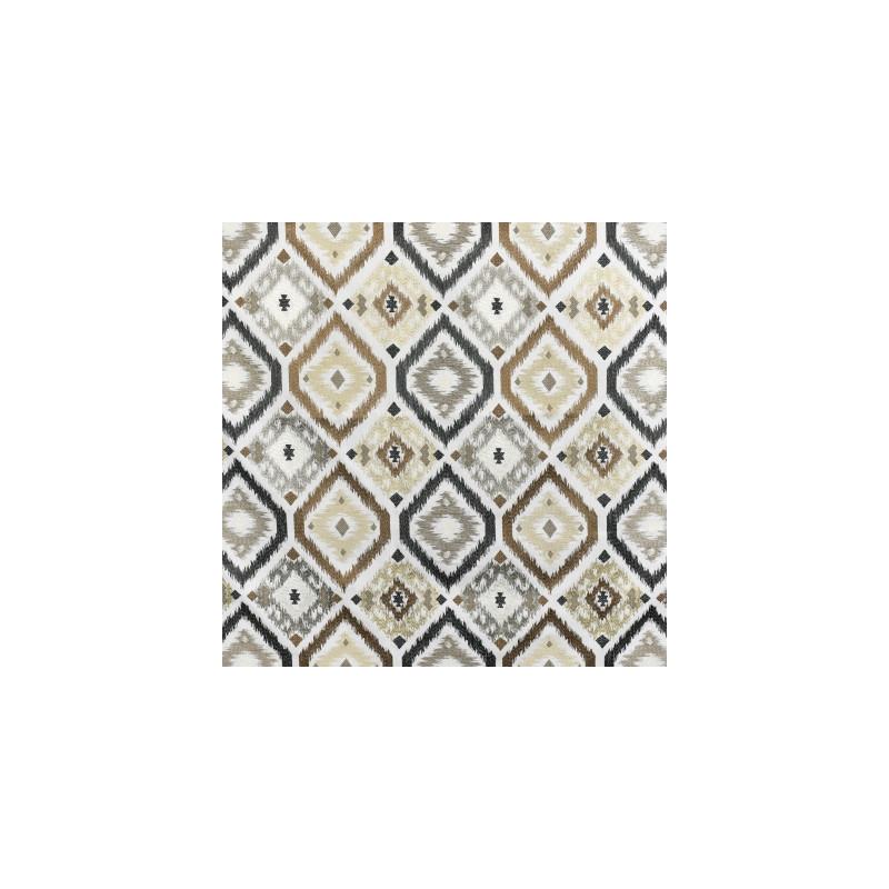 Acquire S3165 Natural Neutral Medallion Greenhouse Fabric