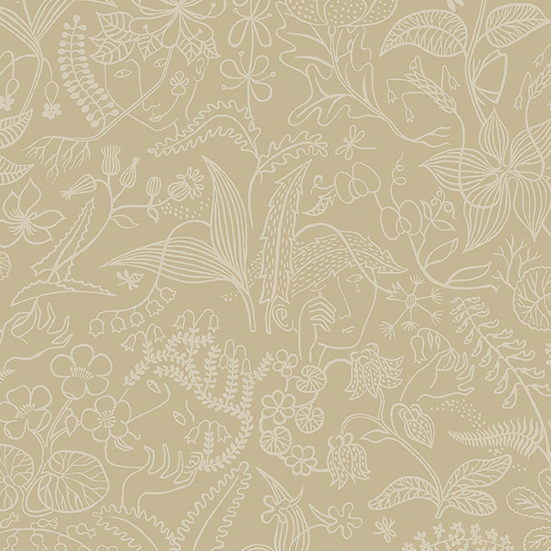 Sample 1979 Grazia, Parchment By Borastapeter Wallcovering