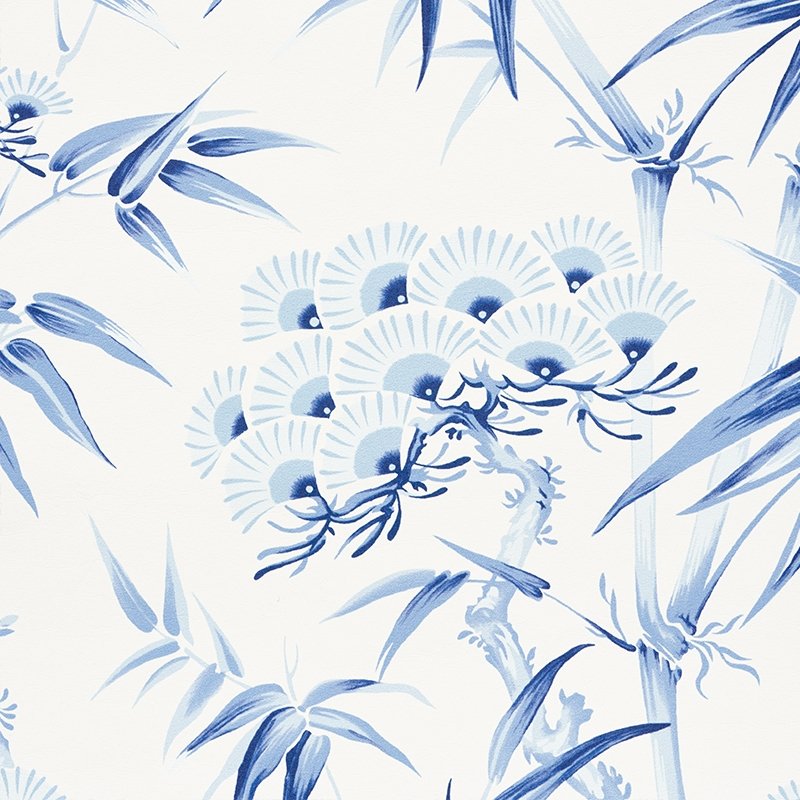 Save on 5009140 Arita Floral Porcelain Schumacher Wallpaper