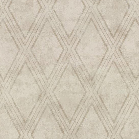 Select 2921-51005 Warner Textures IX 2754 Main Street Dartmouth Taupe Faux Plaster Geometric Wallpaper Taupe by Warner Wallpaper