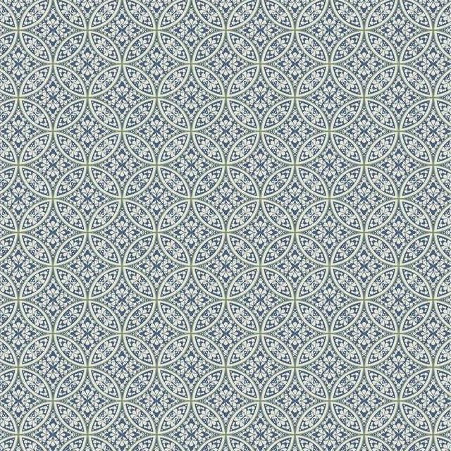 Looking SS2516 Silhouettes Lacey Circle Geo Navy York Wallpaper