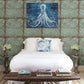 Find 2922-22331 Trilogy Donahue Turquoise Tin Ceiling Turquoise A-Street Prints Wallpaper