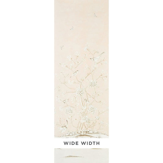 Acquire 5010160 Chinois Palais Vinyl Blush Schumacher Wallpaper