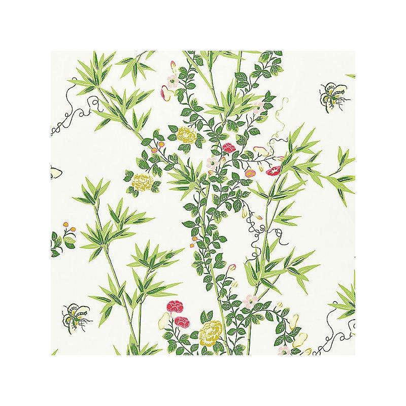 Sample 16608-001 Jardin De Chine, Spring - Scalamandre Fabric (SC 000116608)