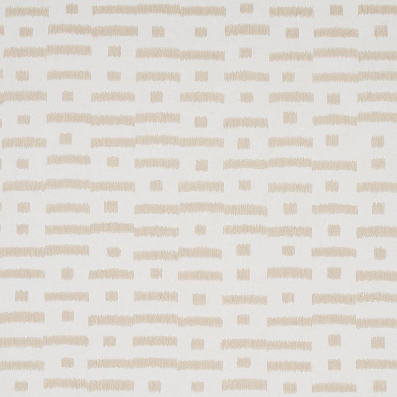 Acquire 5013091 Abstract Ikat Natural Schumacher Wallcovering Wallpaper