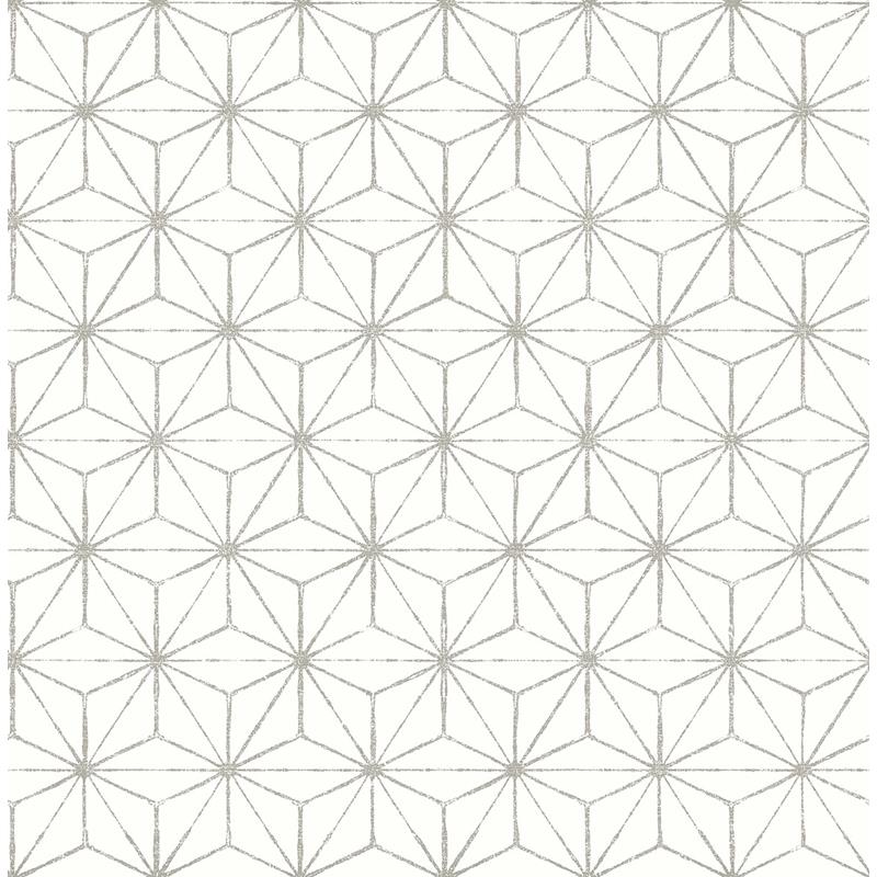 Sample 2764-24310 Orion Grey Geometric Mistral by A-Street Prints