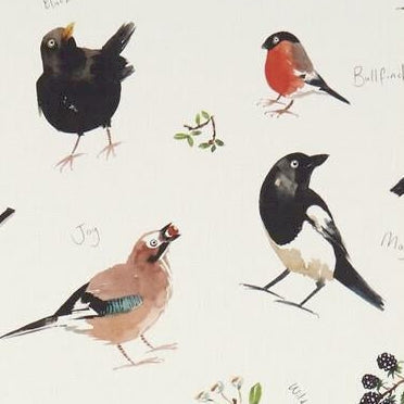 Select F1257/01 Bird Watch Animal/Insect by Clarke And Clarke Fabric