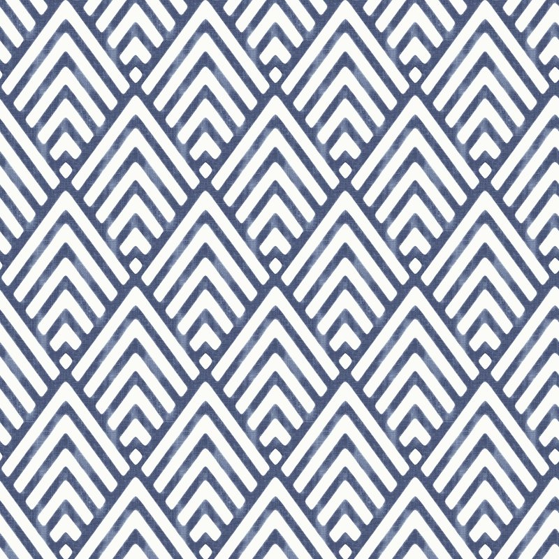 Sample NUS1701 Arrowhead Deep Blue , Graphics Peel and Stick Wallpaper