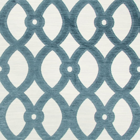 Looking 34702.5.0  Lattice/Scrollwork White by Kravet Design Fabric