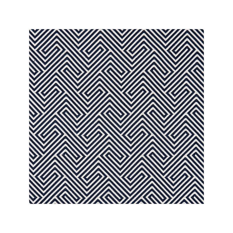 Sample 27030-004 Labyrinth Weave, Navy - Scalamandre Fabric (SC 000427030)