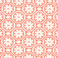 Sample 8150WP-07 Ceylon Batik, Orange on Almost White by Quadrille Wallpaper