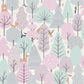 Select 4060-51603 Fable Quillen Pink Forest Wallpaper Pink by Chesapeake Wallpaper