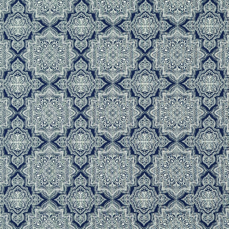 Search 10151 Od-Nikita Indigo Blue Magnolia Fabric