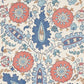 Shop 5012870 Anatolia Blue and Red Schumacher Wallcovering Wallpaper