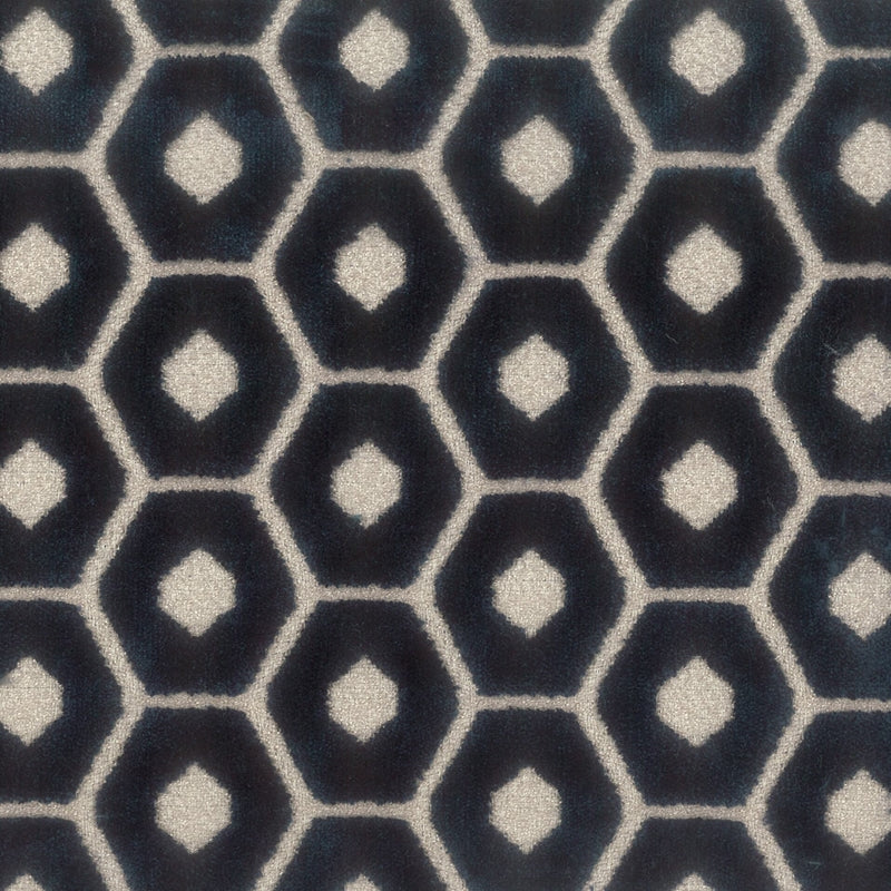 Sample Tamb-1 Tambourine 1 Ink By Stout Fabric