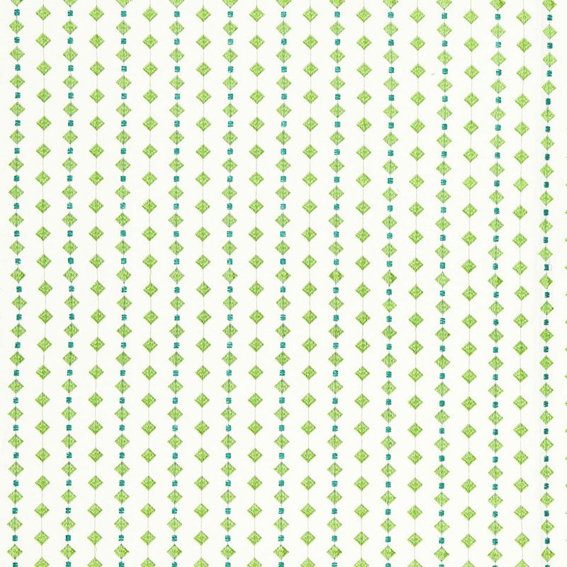 Shop 66262 Macaroni Turquoise / Leaf by Schumacher Fabric